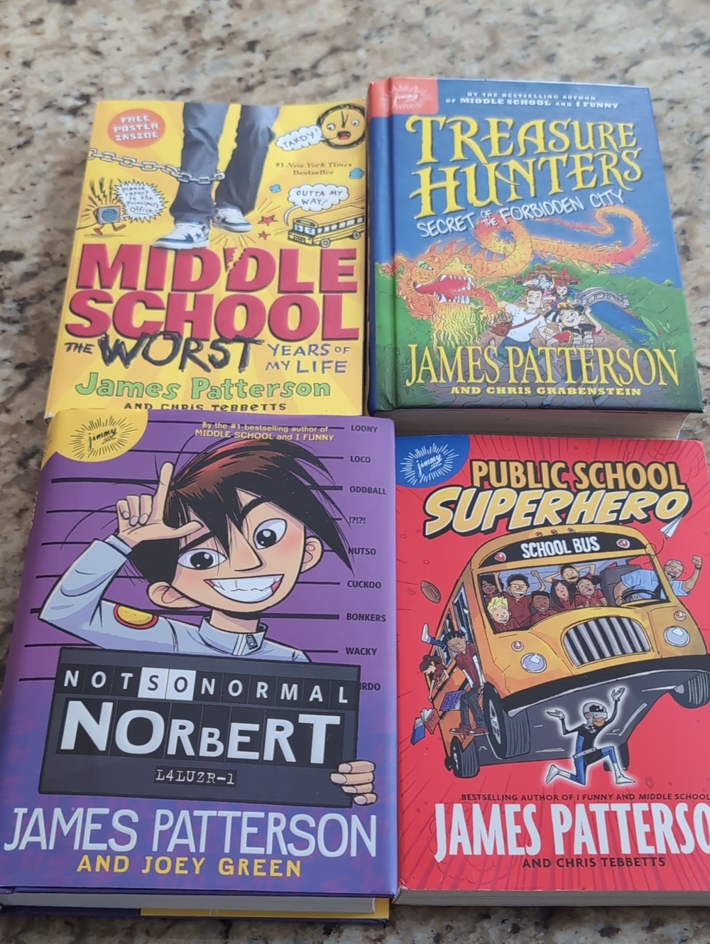 James Patterson Middle Reader Book Lot